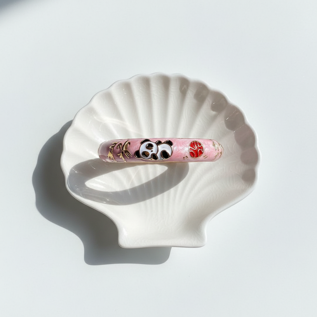 Pink Animal Kids Bracelet - Flat Lay