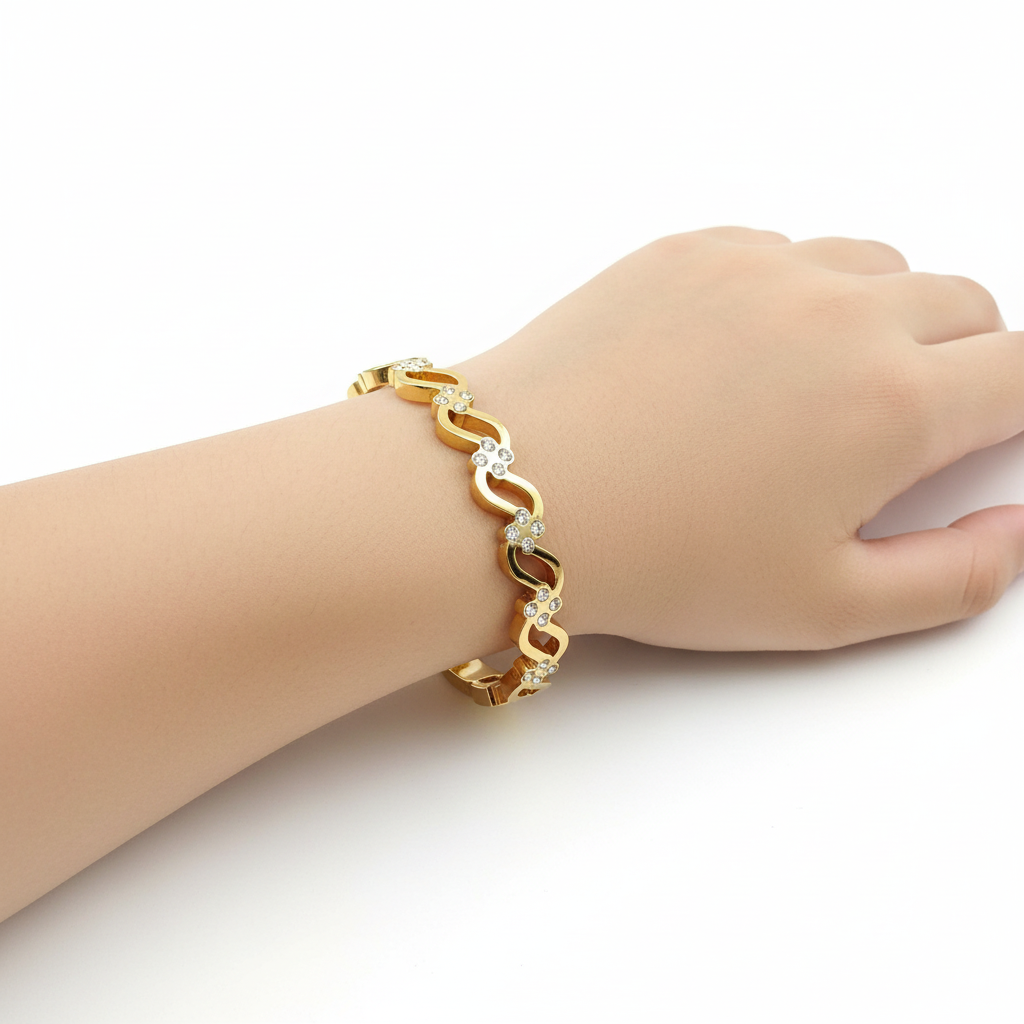 Wave Bracelet on Child's Wrist