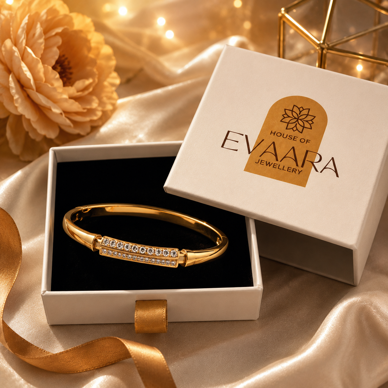 Torpedo Pavé Bangle Bracelet