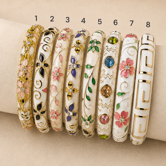 Enamel Bangles Stack 1 - Mix & Match