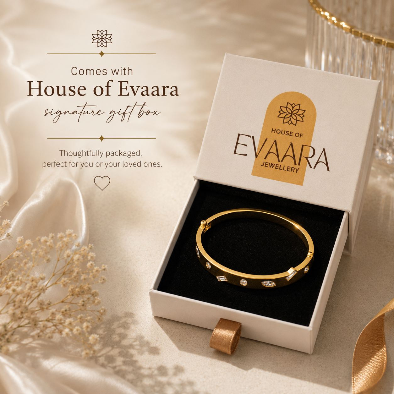 Multi-Stone Luxe Bangle Bracelet