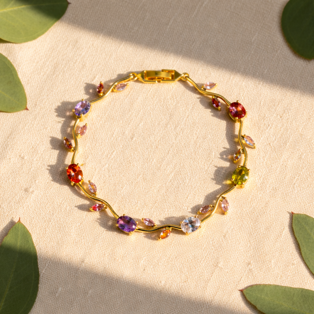 Tulip Bracelet - 18K Gold Plated Gift for Her