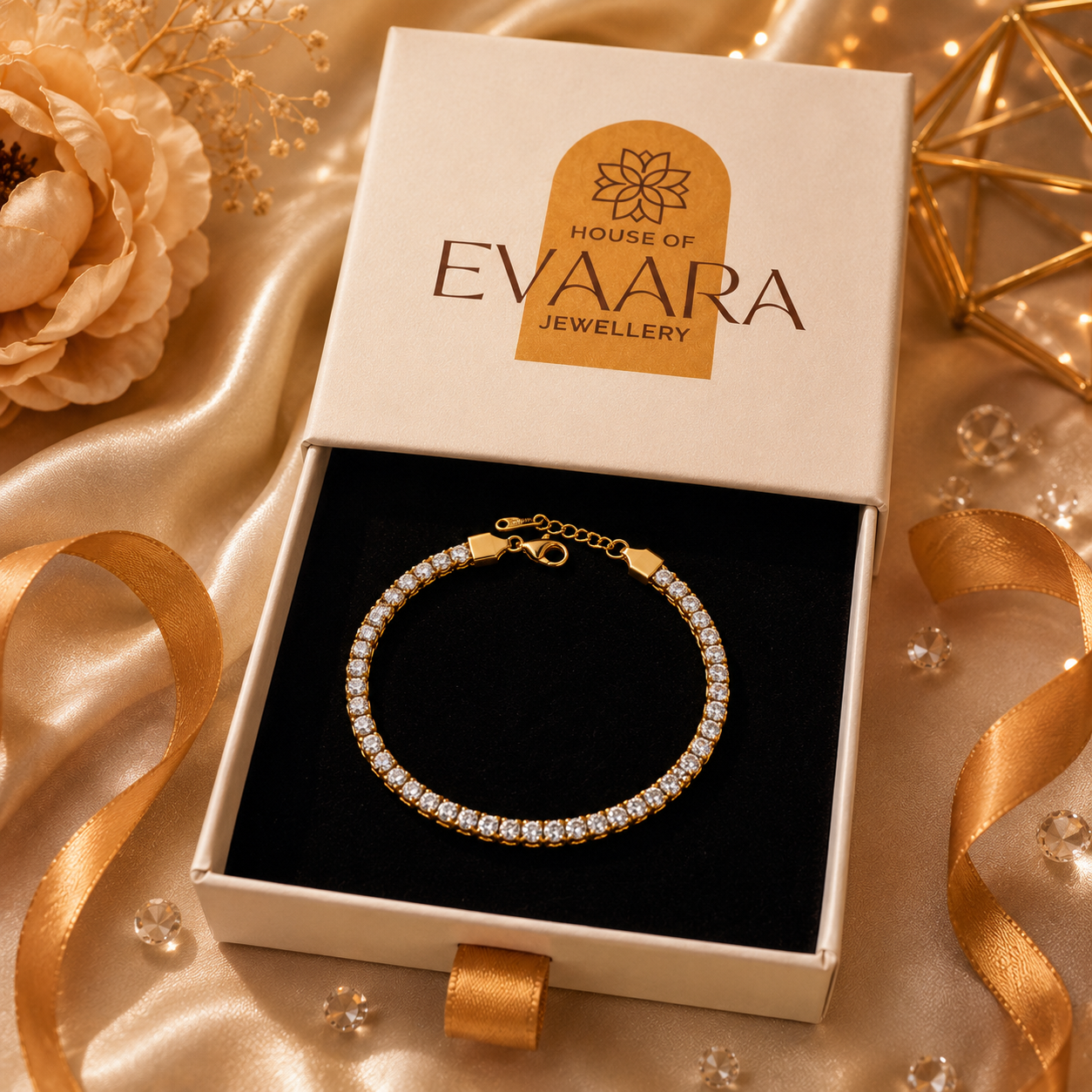 Tennis bracelet for woman