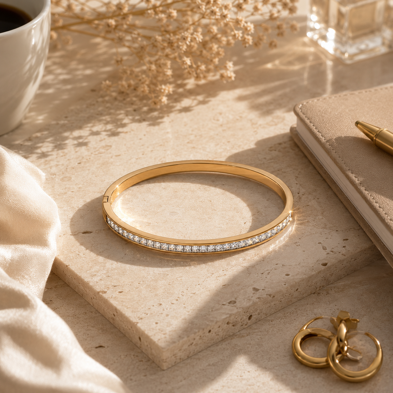 Full Eternity Crystal Bangle