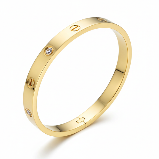 Corrected Screw Crystal Bracelet