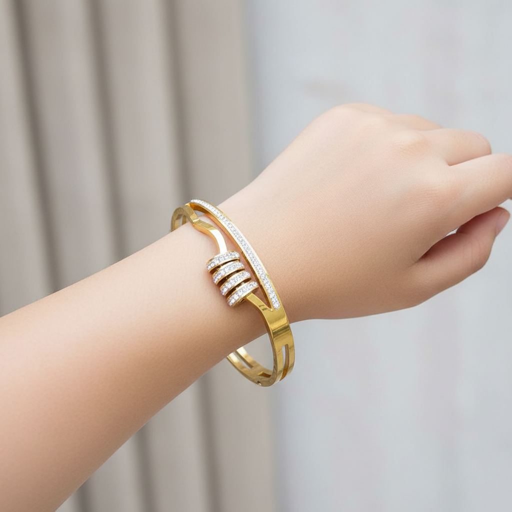 Double Band Bracelet on Child's Wrist