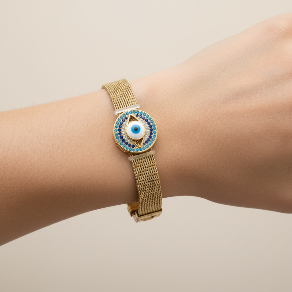 Evil Eye Watch Bracelet Lifestyle