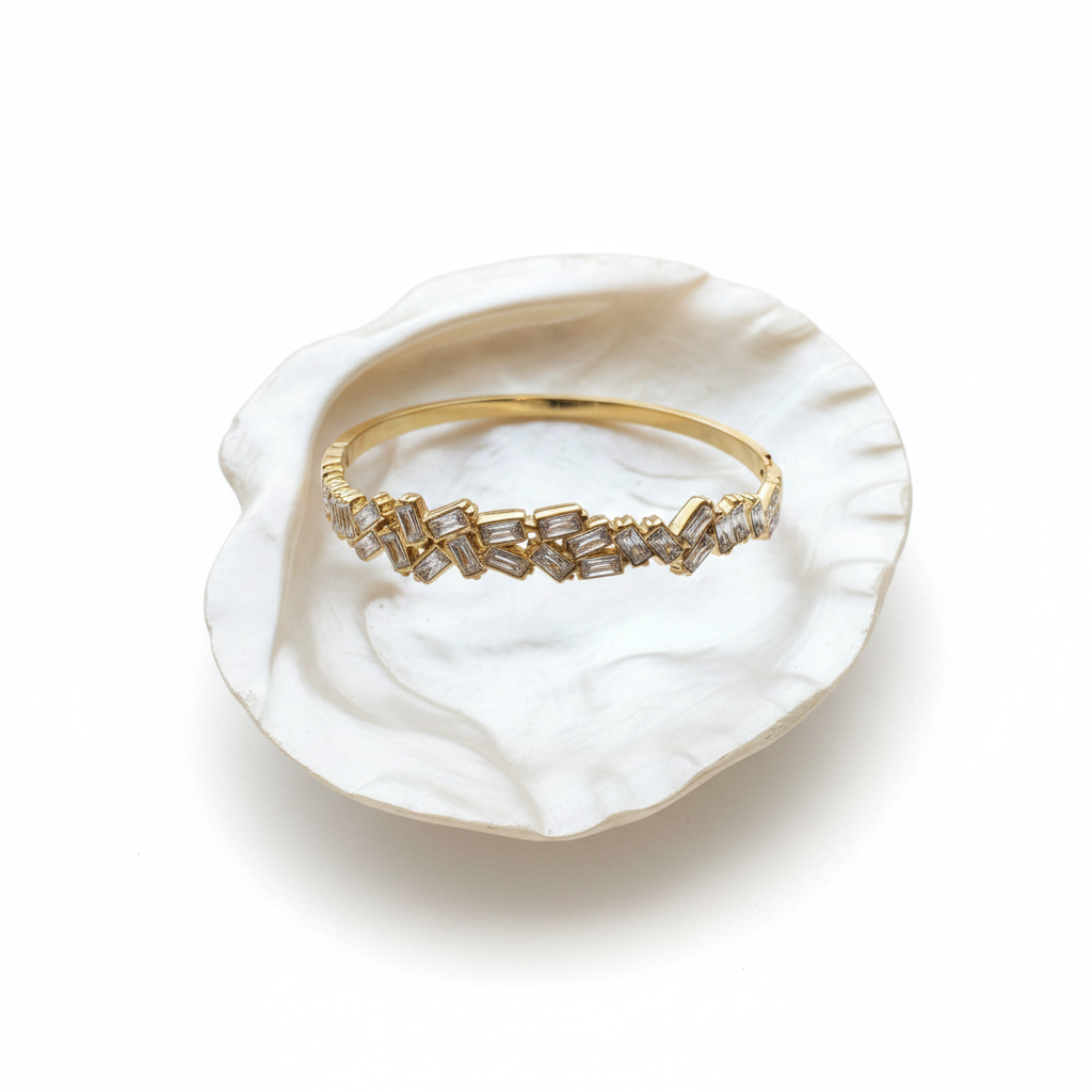 Flat Lay — White Shell Tray