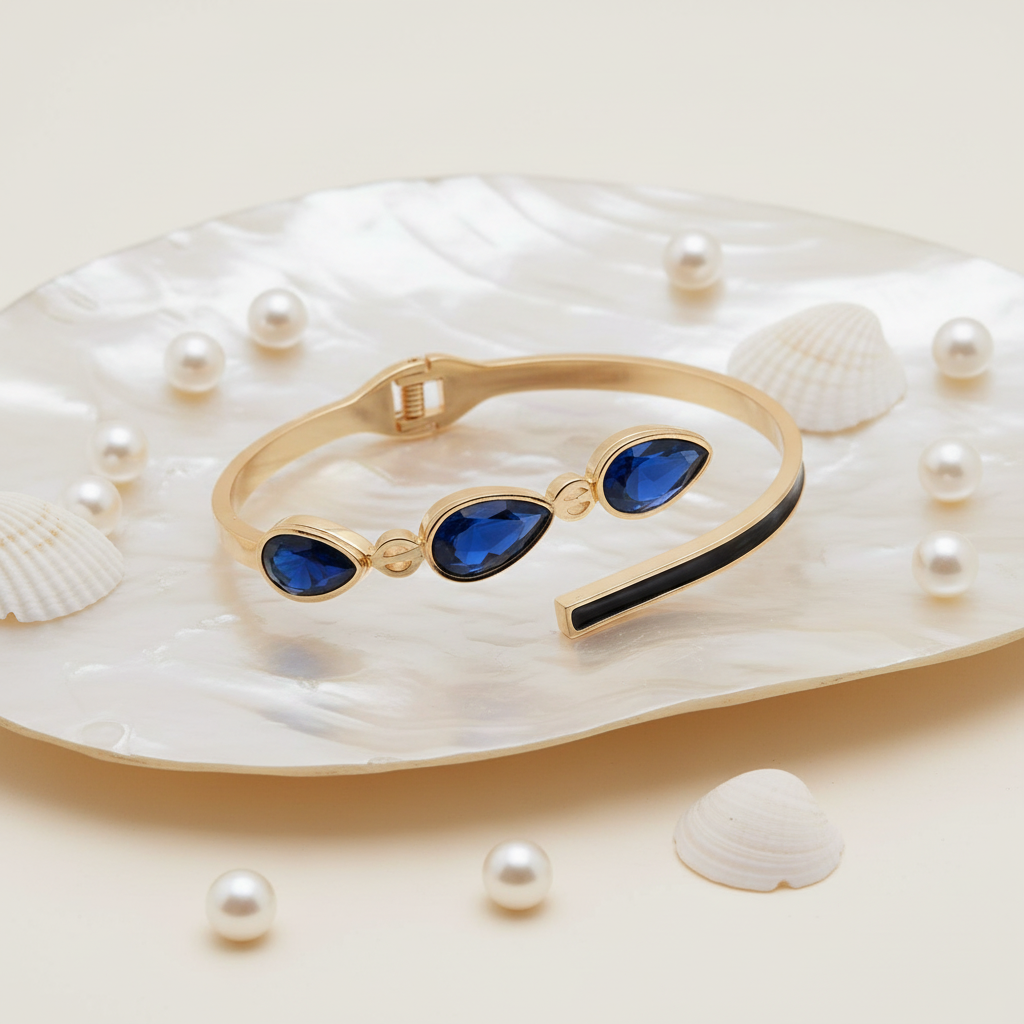 Flat Lay with Shell Tray