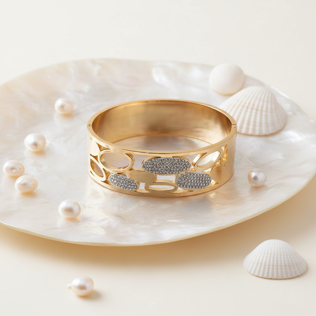 Flat Lay with Shell Tray