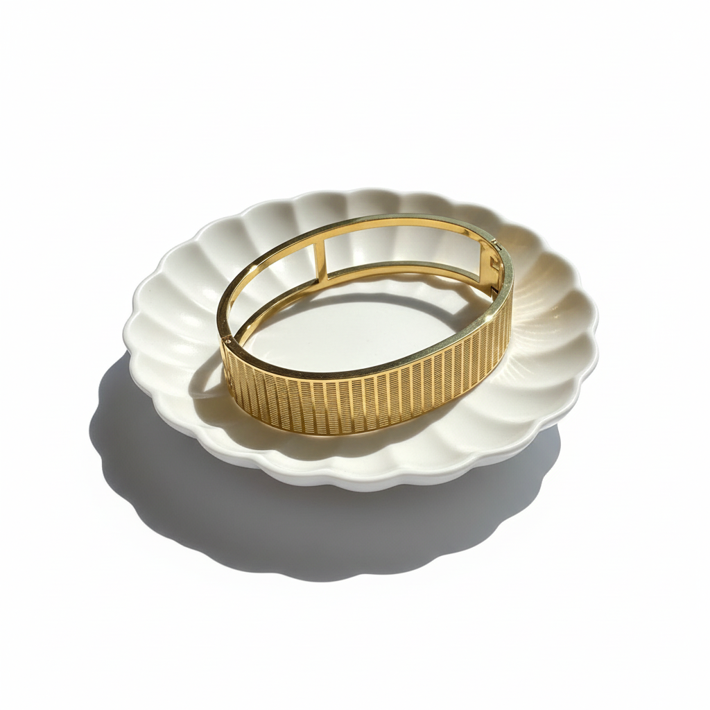 Flat Lay with Shell Tray