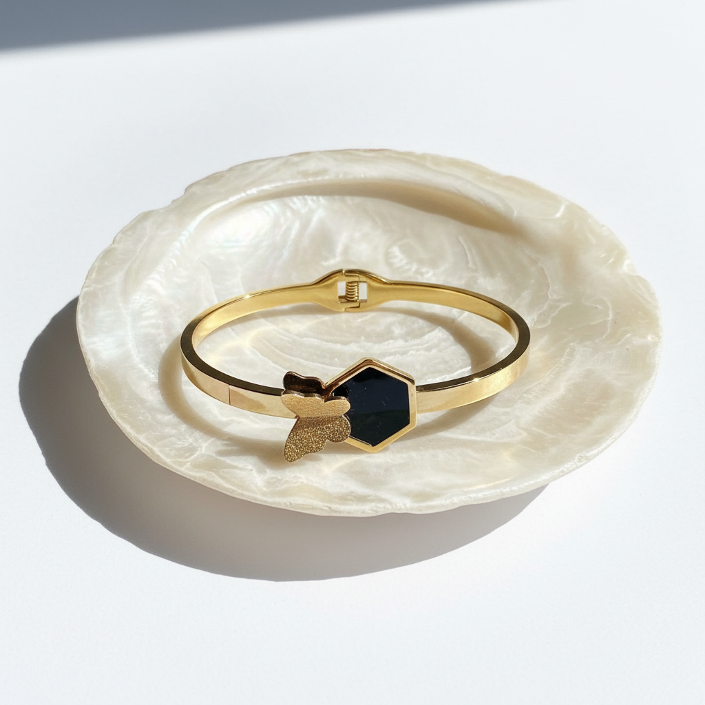 Flat Lay with Shell Tray