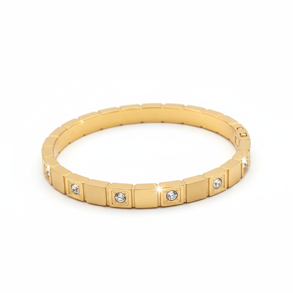 Geometric Bracelet Angled View