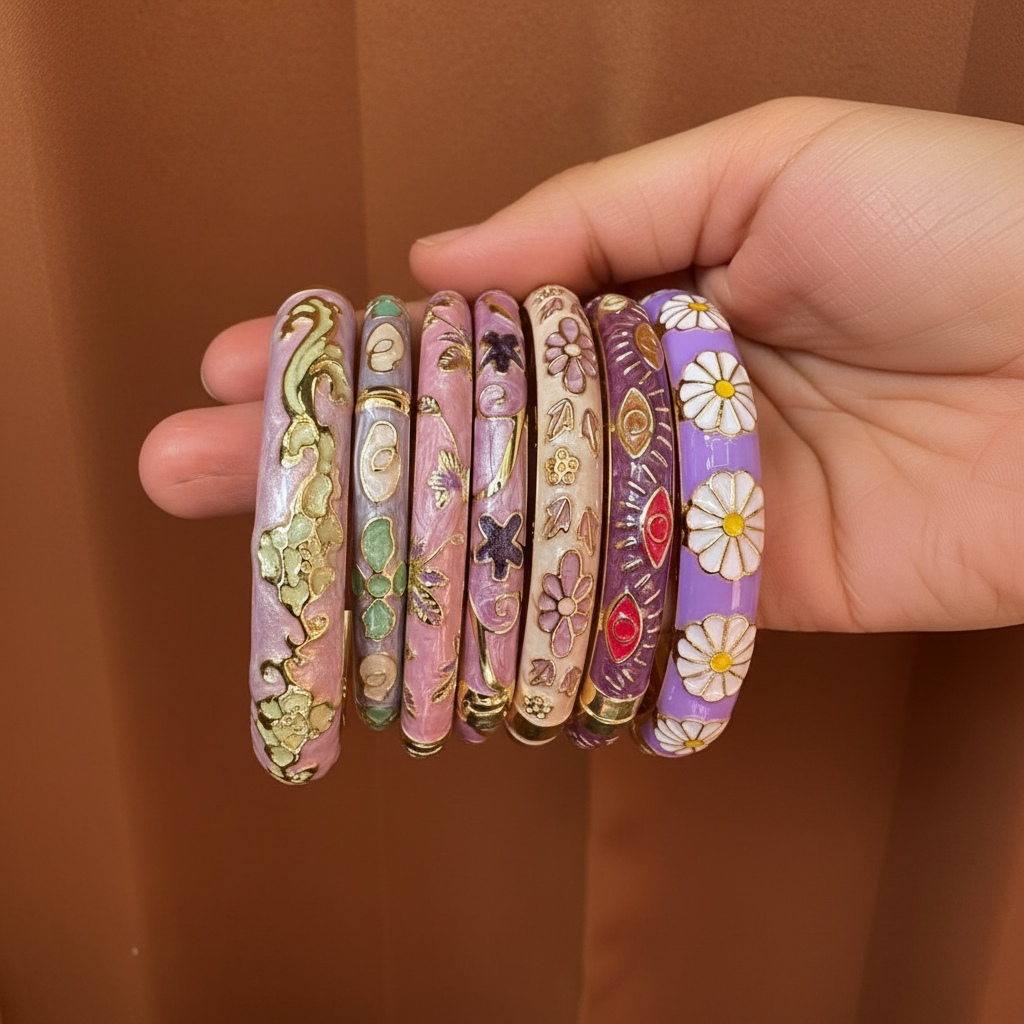 Luxury Enamel Bangles 1:1