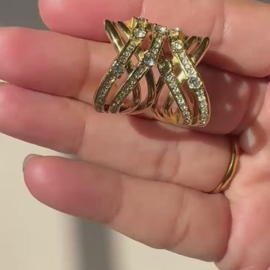 zivara-crystal-crossover-earrings-video