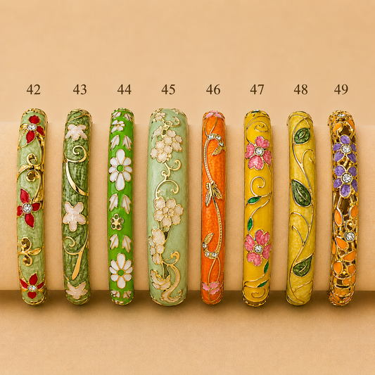 Enamel Bangles Stack 7 - Mix & Match