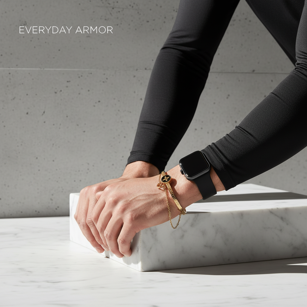 Stainless Steel Bracelet - Everyday Armor lifestyle shot
