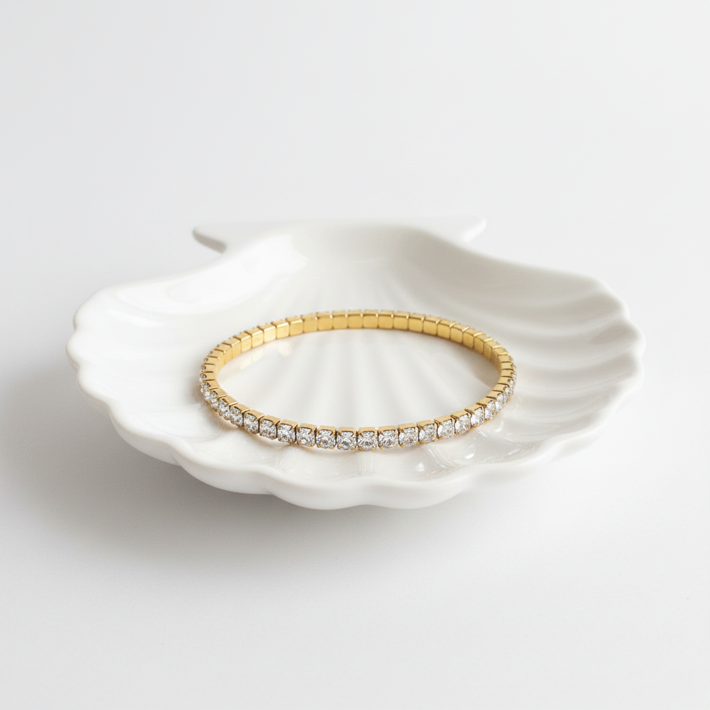 White Crystal Bracelet